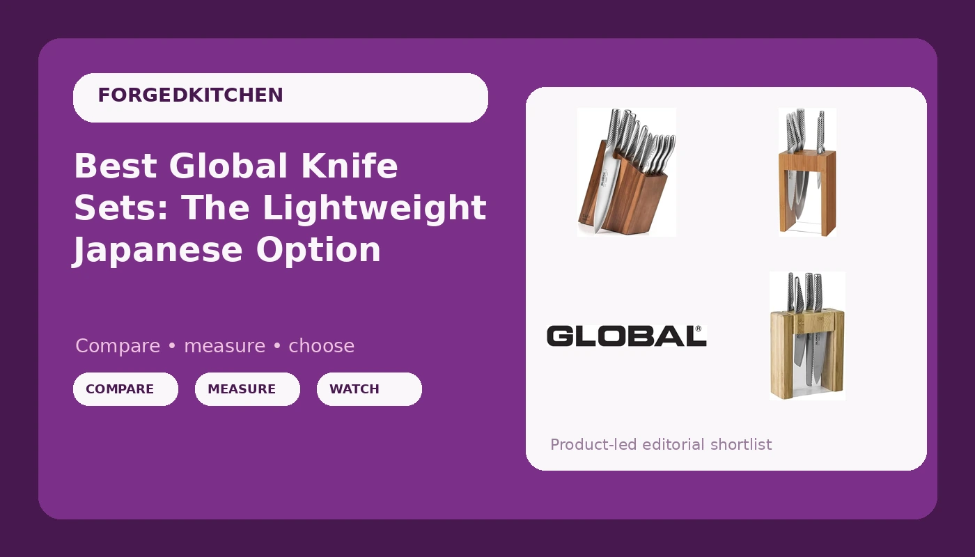 Best Global Knife Sets: The Lightweight Japanese Option - Forged Kitchen review with measurements and honest opinion