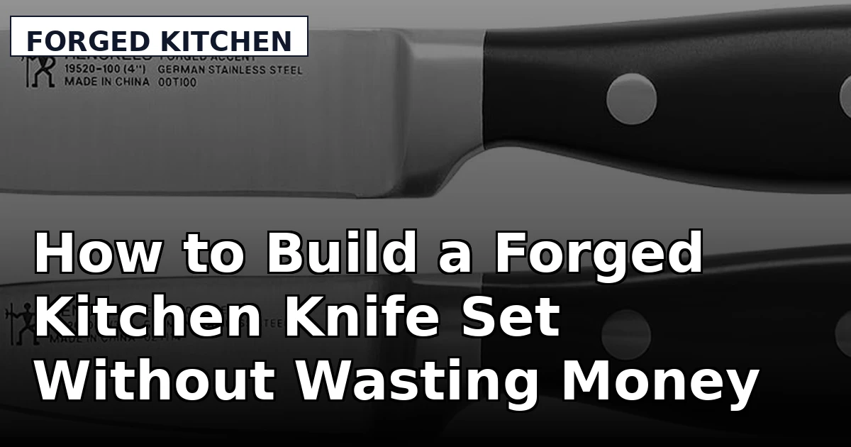 How to Build a Forged Kitchen Knife Set Without Wasting Money