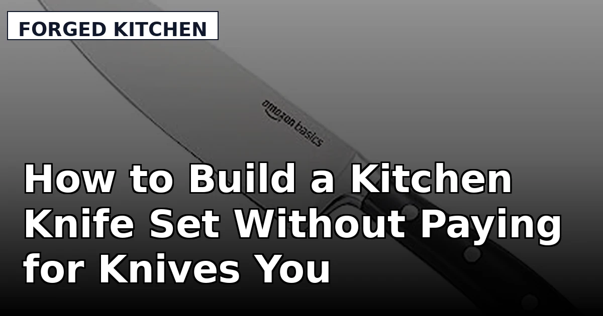 How to Build a Kitchen Knife Set Without Paying for Knives You'll Never Use