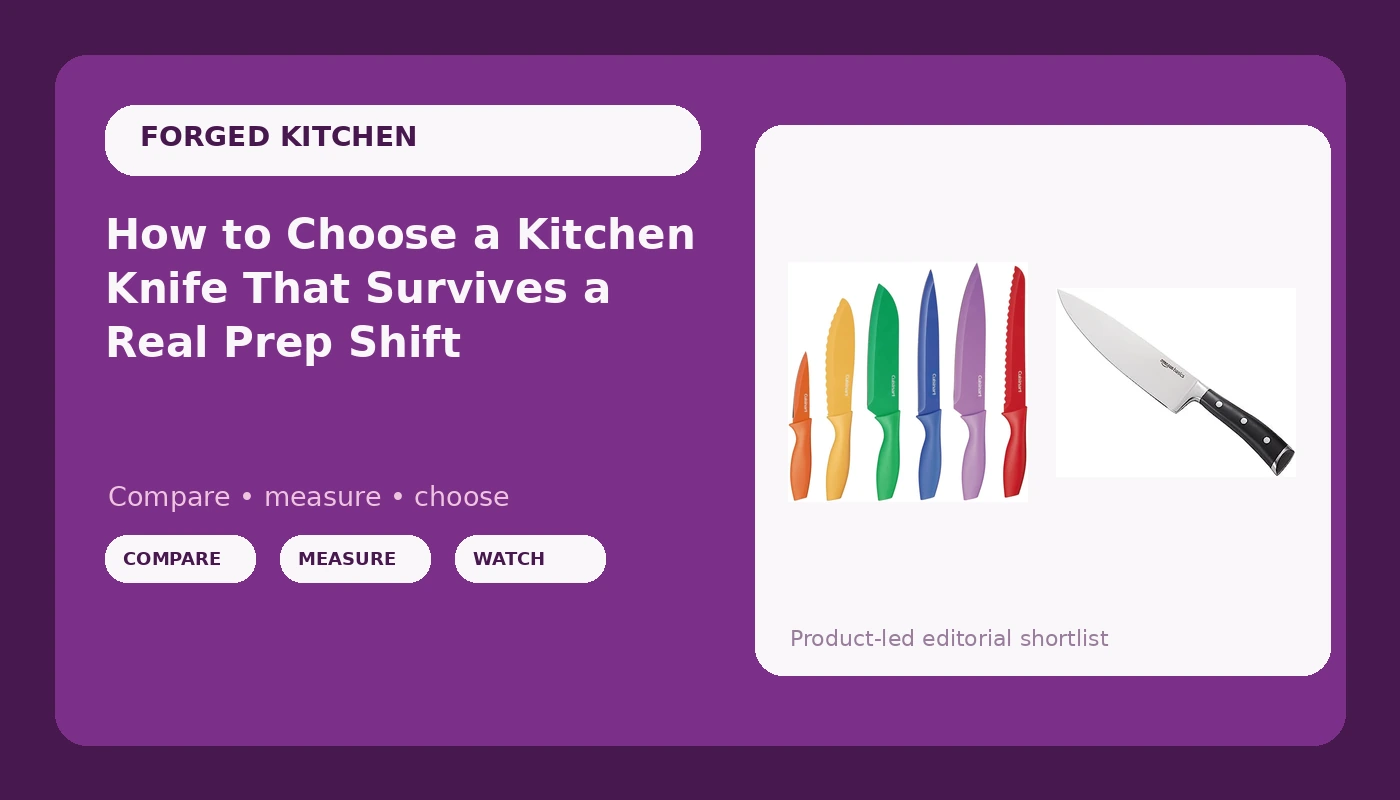 How to Choose a Kitchen Knife That Survives a Real Prep Shift