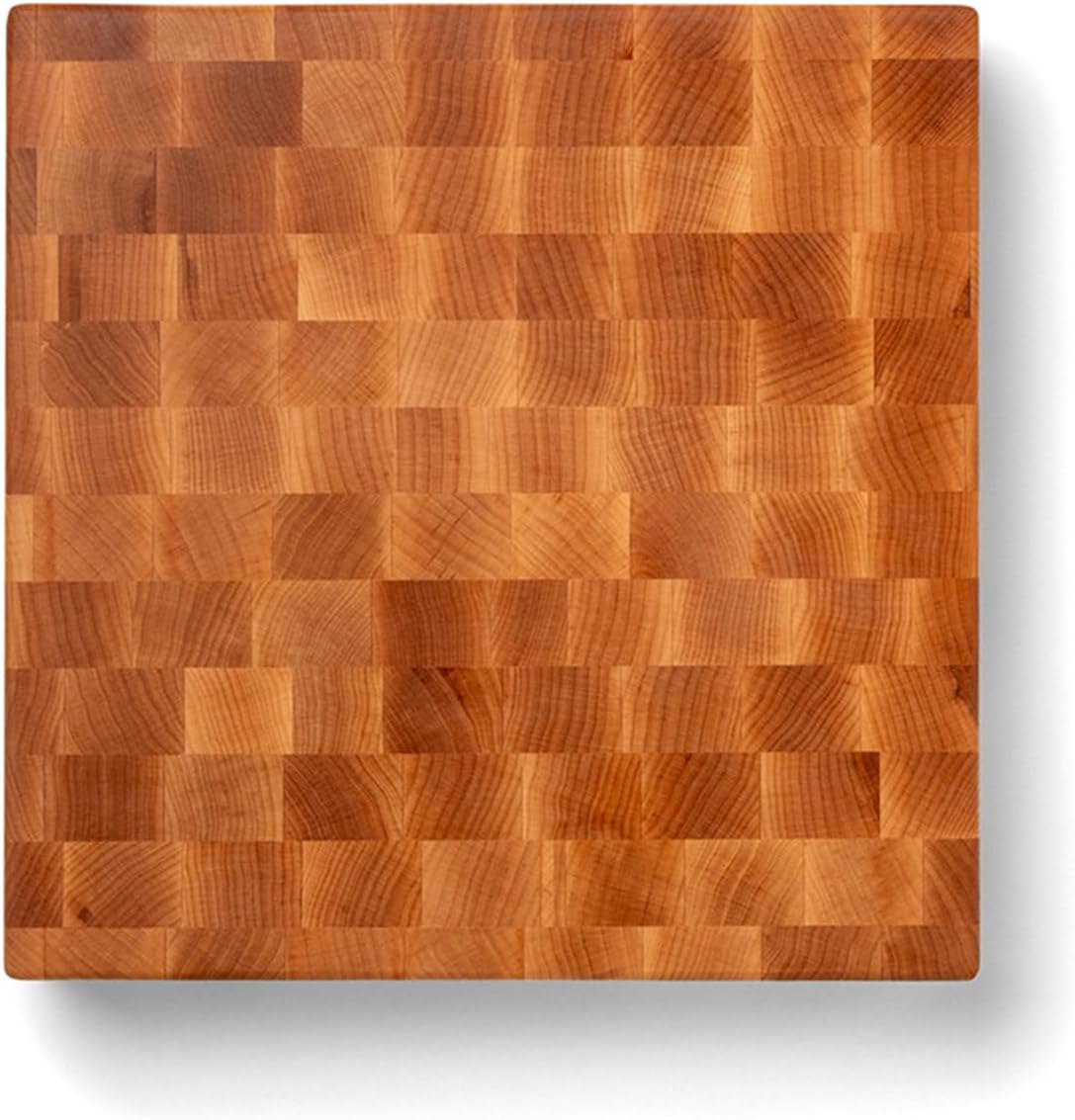 John Boos Block CCB151503 Classic Reversible Maple Wood End Grain Chopping Block, 15 Inches x 15 Inches x 3 Inches