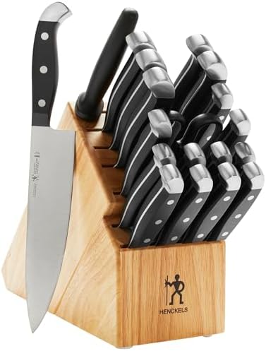 Henckels Statement 12-Pc Knife Block Set, Razor-Sharp, German Engineered
