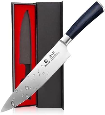 imarku Japanese Chef Knife-Sharp Kitchen Knife 8 Inch, Gift for Mom & Dad