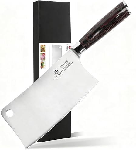 imarku Santoku Knife 7 Inch with Sharp Japanese High Carbon Stainless Steel