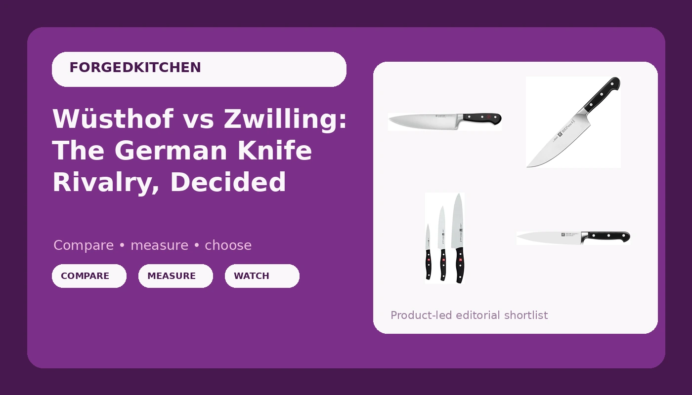 Wüsthof vs Zwilling: The German Knife Rivalry, Decided - Forged Kitchen review with measurements and honest opinion